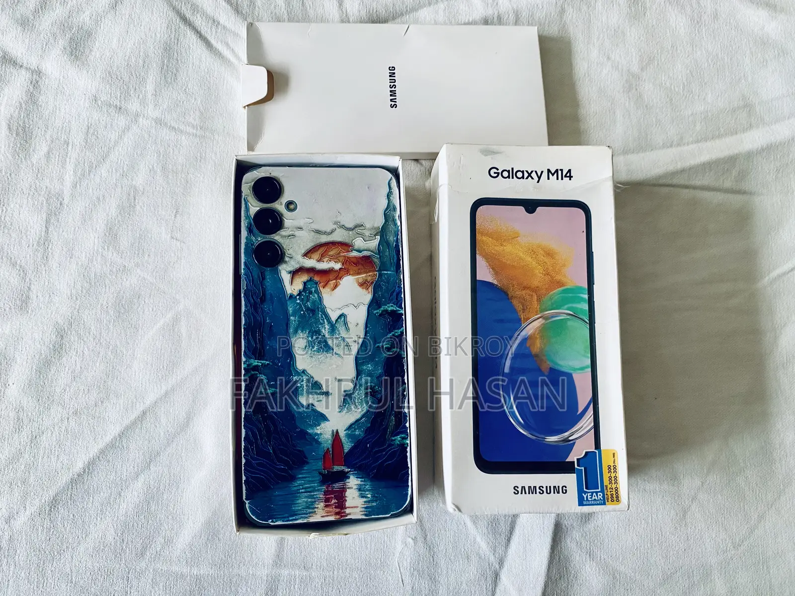 স্যামসাং গ্যালাক্সি এম১৪ ৪জি ১২৮ জিবি নীল