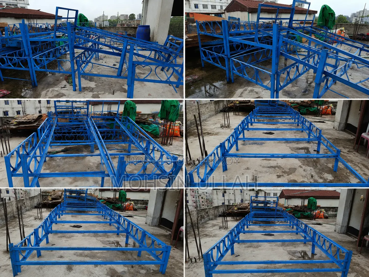 Single iron bed for bachelors or residential madrasa students