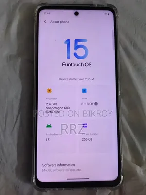 Vivo Y36 256 GB Rose Gold