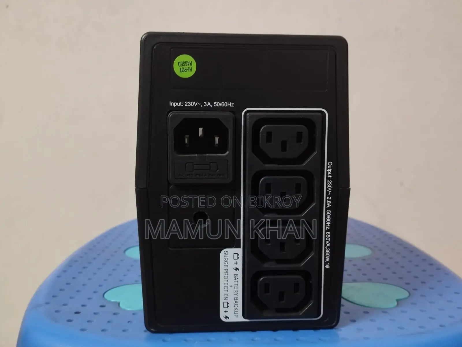 APC Easy UPS 650VA (BV650-IN) – Good Condition