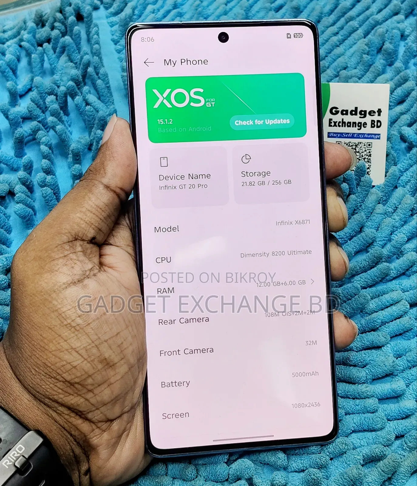 Infinix GT 20 Pro 12 GB