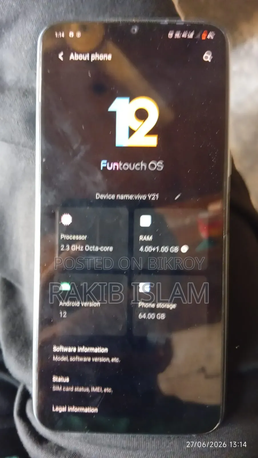 Vivo Y20 64 GB Green