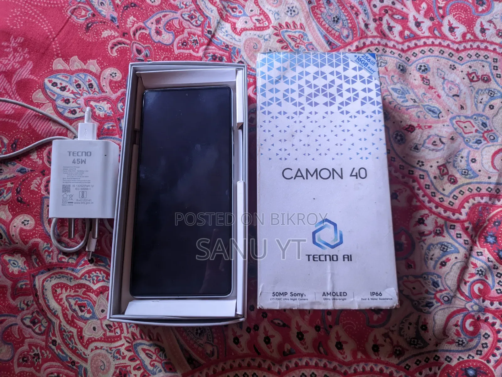 Tecno Camon 40 256 GB Gray