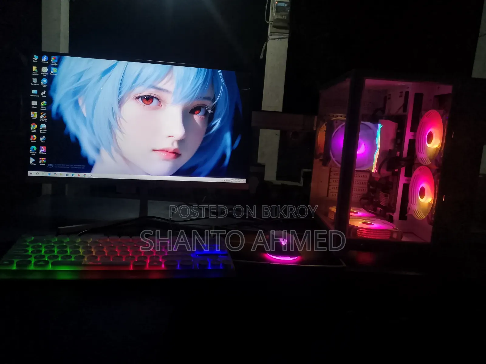 New Desktop Computer MSI 16GB AMD Ryzen 5 SSD 256GB