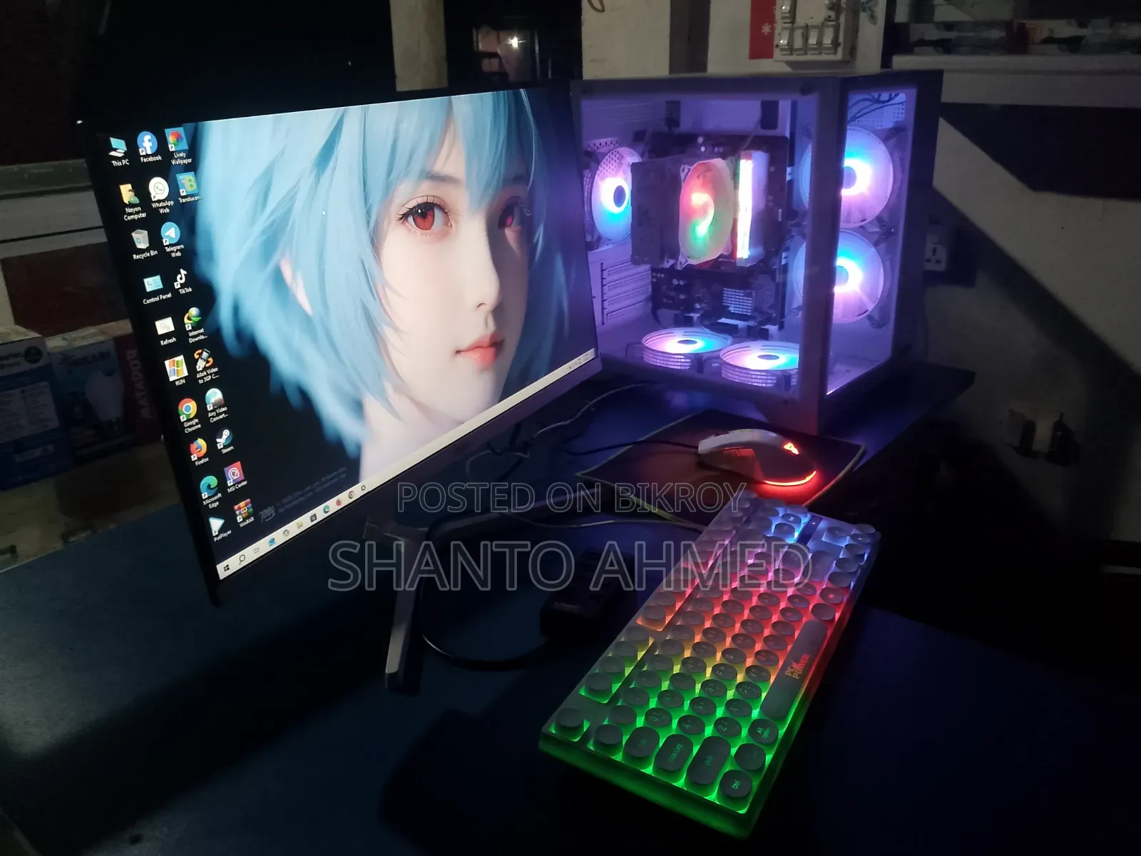 New Desktop Computer MSI 16GB AMD Ryzen 5 SSD 256GB