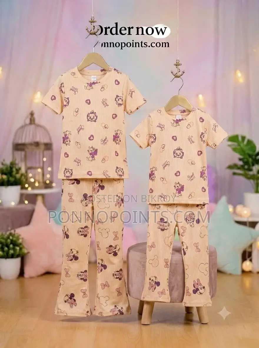 Half Sleeve T-shirt And Pant Set (Export Quality)