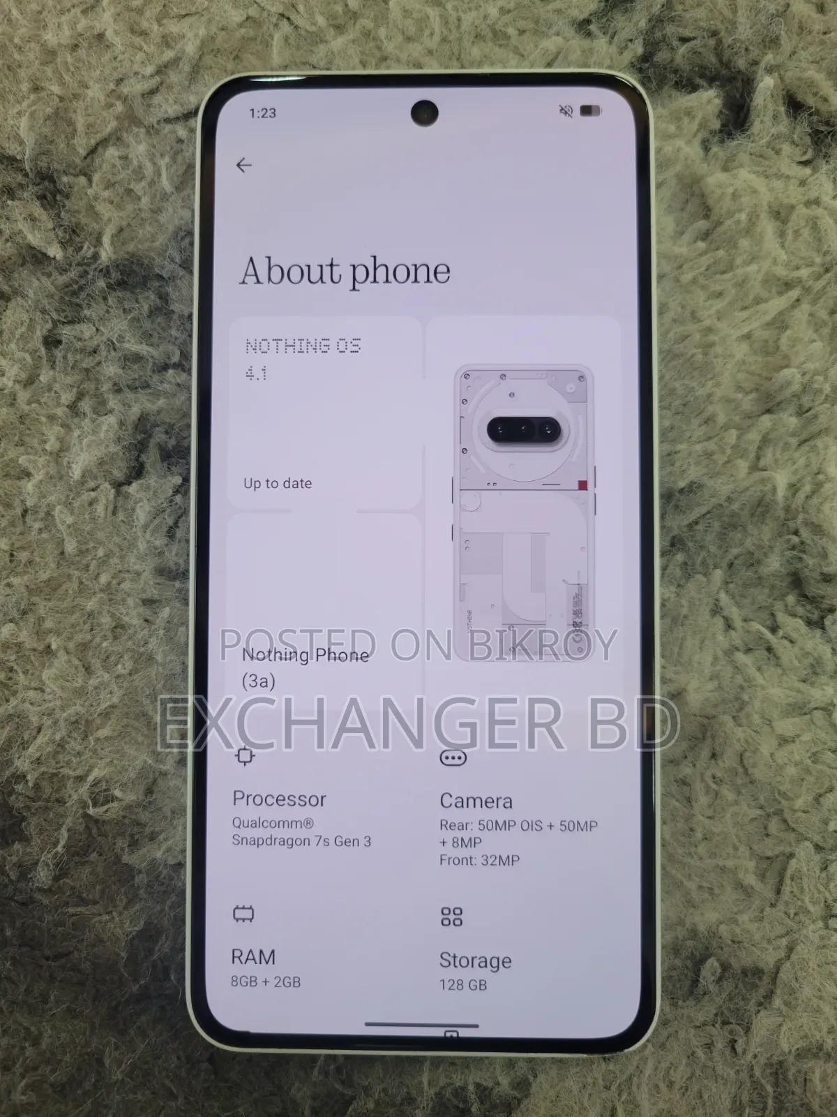 Nothing Phone 3a 128 GB White