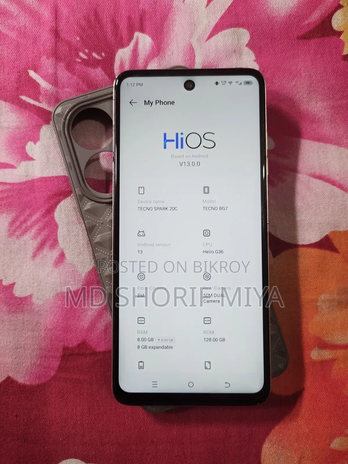 Tecno Spark 20C 128 GB