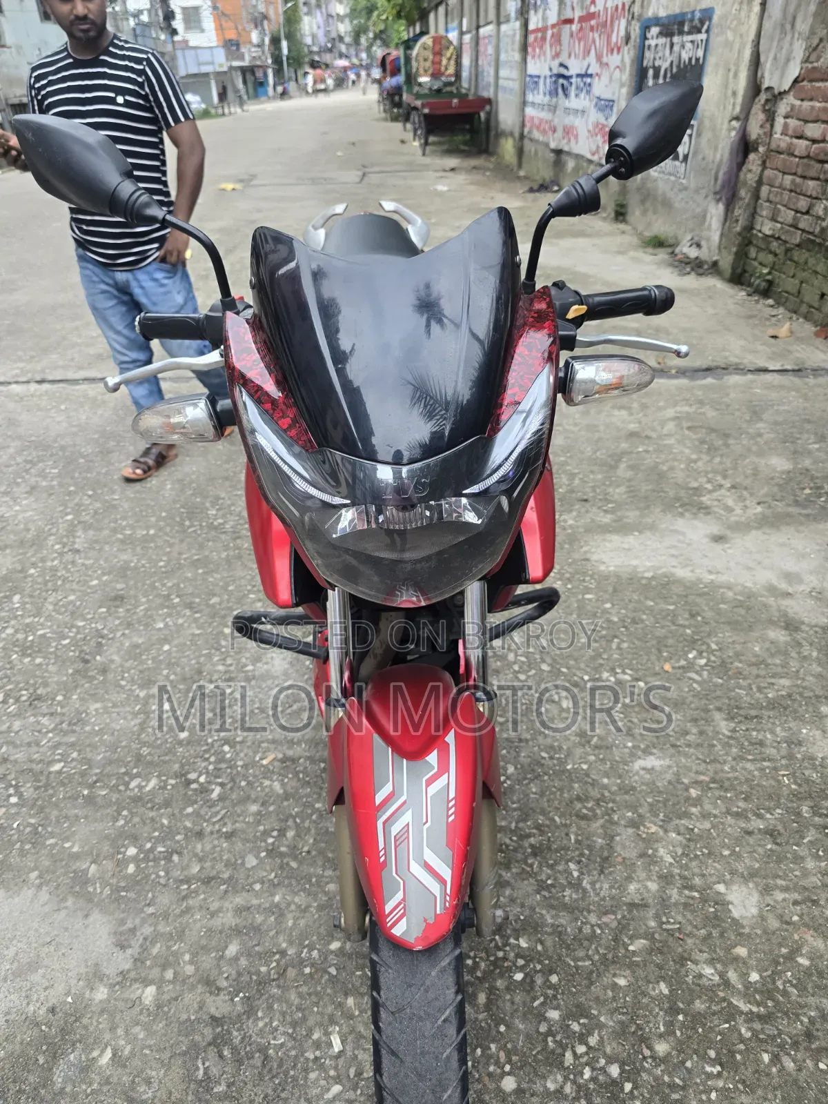 TVS Apache RTR 160 2V ABS 2018 Red
