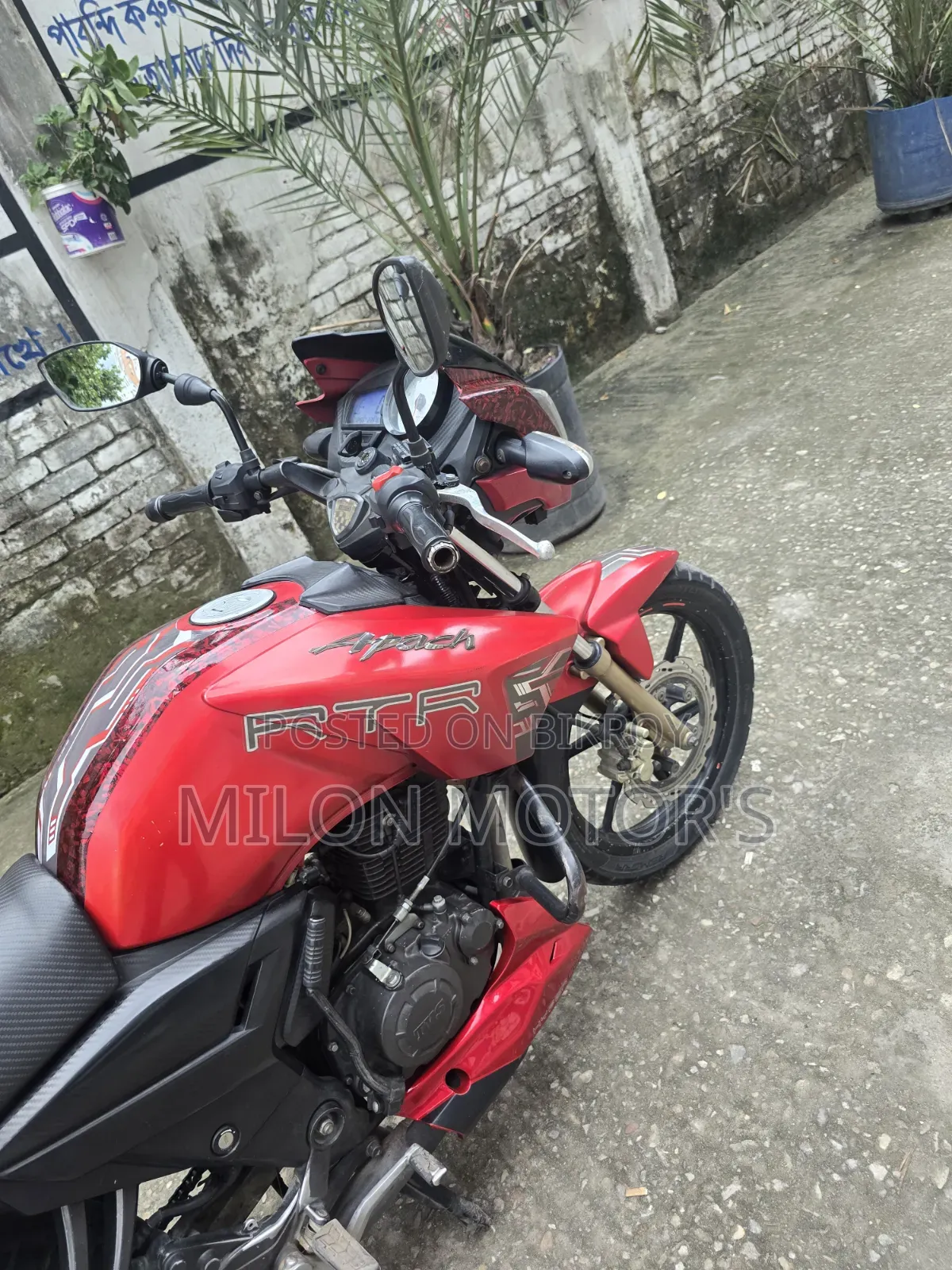 TVS Apache RTR 160 2V ABS 2018 Red