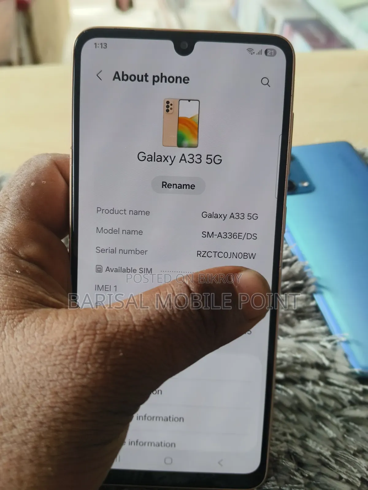 Samsung Galaxy A33 5G 128 GB Gold