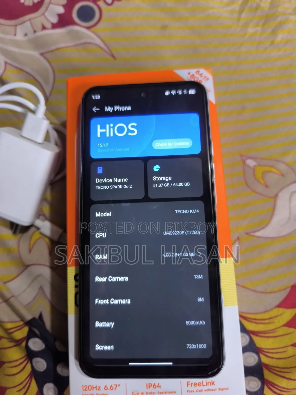 Tecno Spark Go 64 GB White