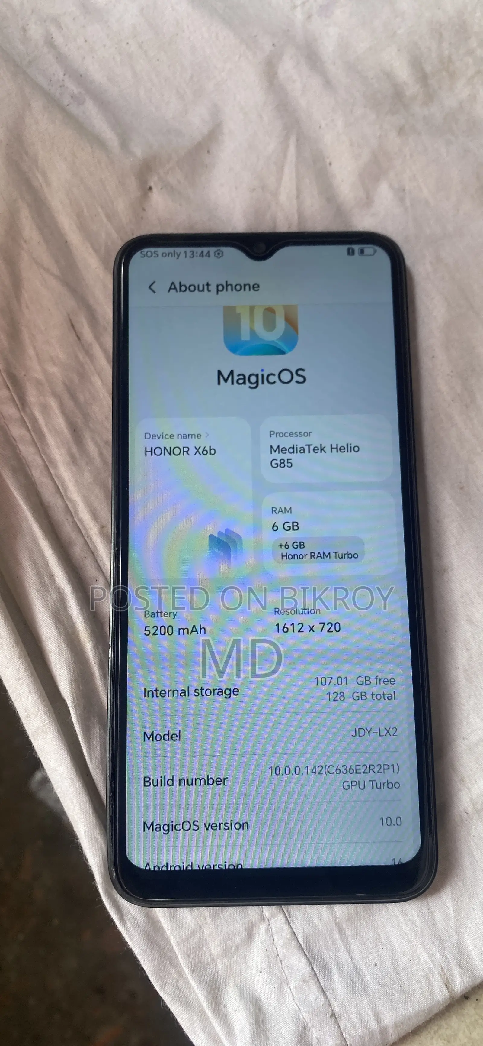 Honor 10 128 GB Black