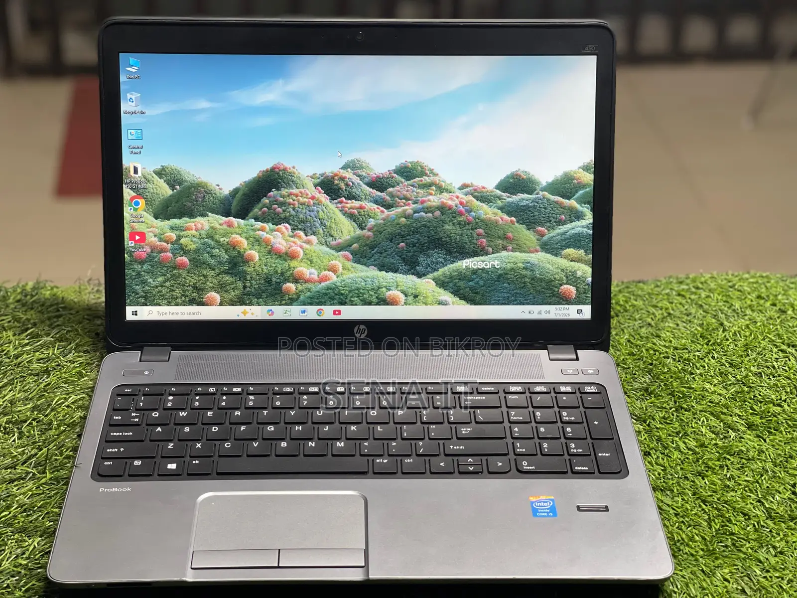 Laptop HP 8GB Intel Core i5 SSD 128GB