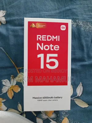 New Xiaomi Redmi Note 15 128 GB Black