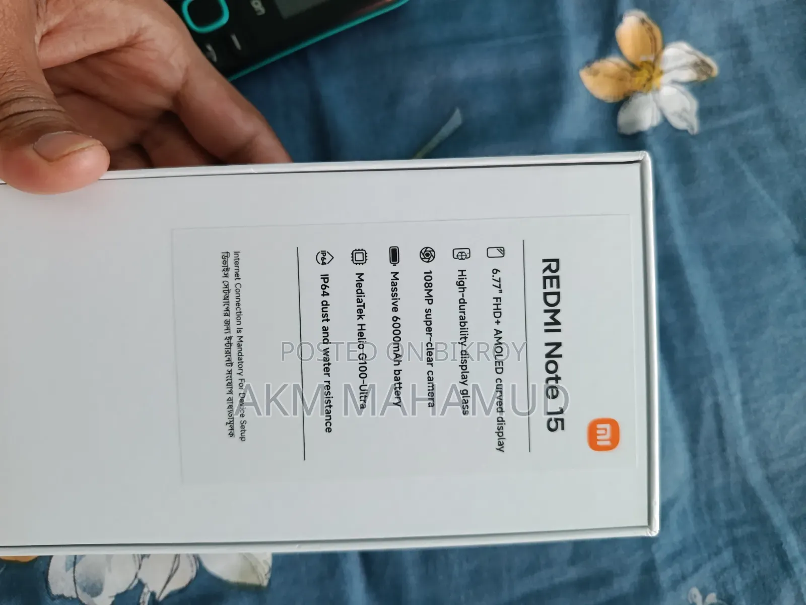 New Xiaomi Redmi Note 15 128 GB Black
