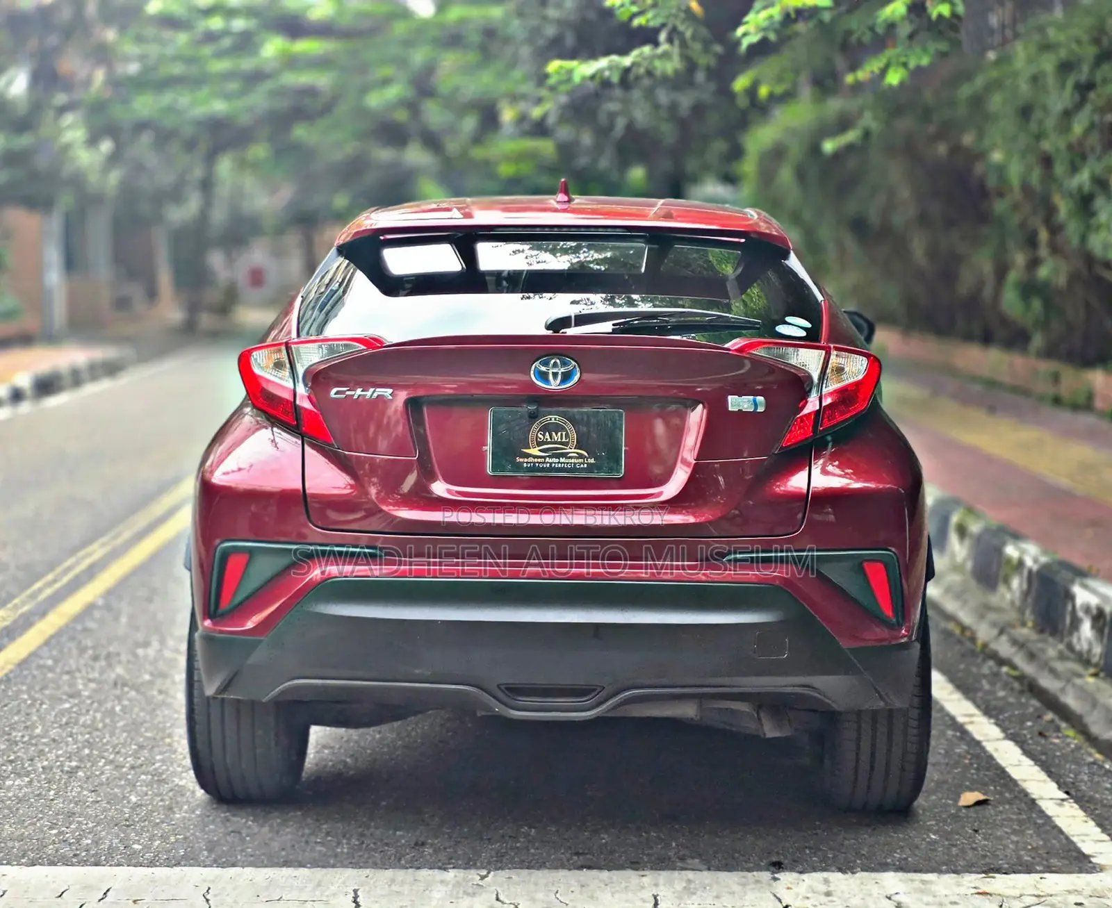 Toyota C-Hr 2017 Maroon