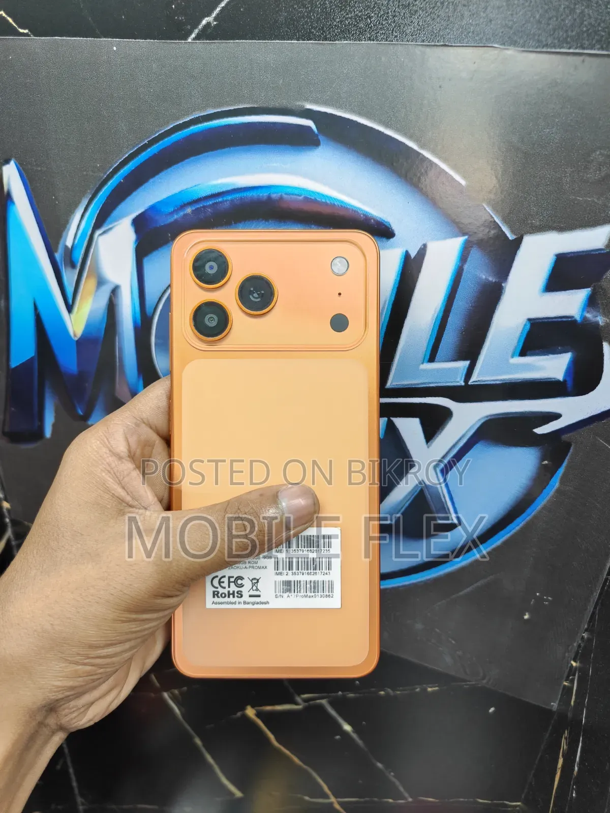 New Hotwav 128 GB Orange
