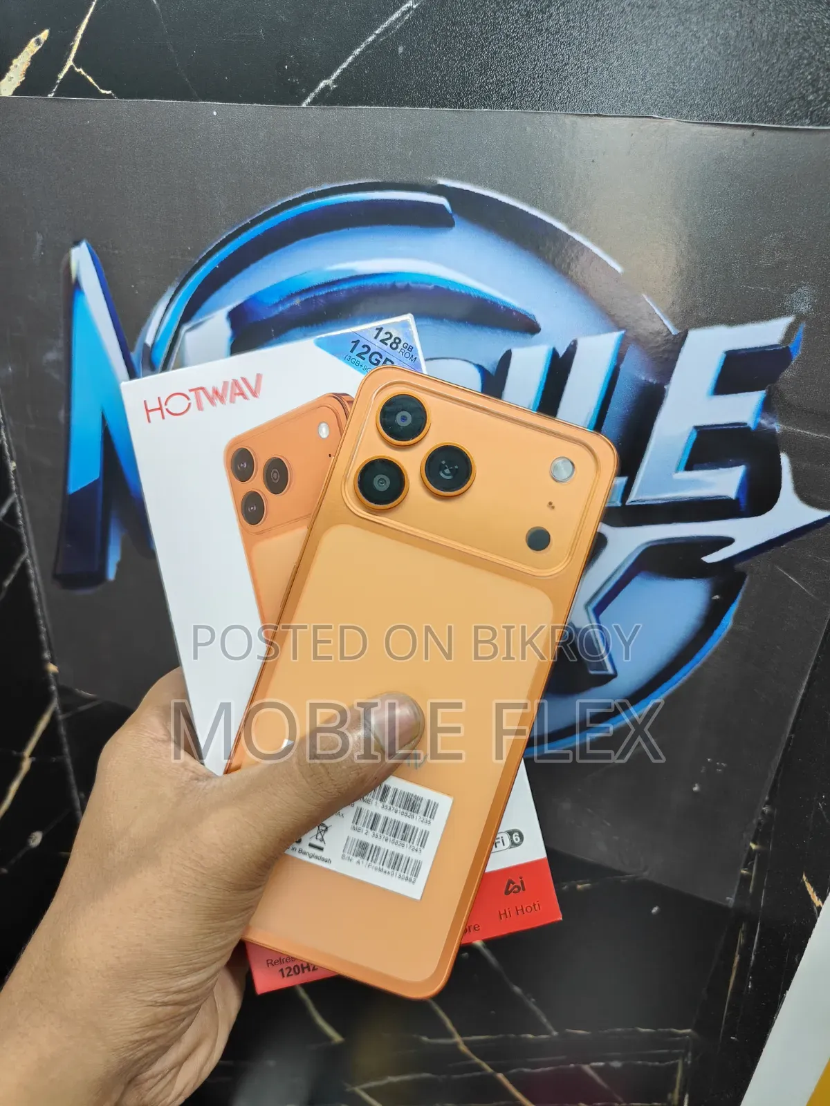New Hotwav 128 GB Orange