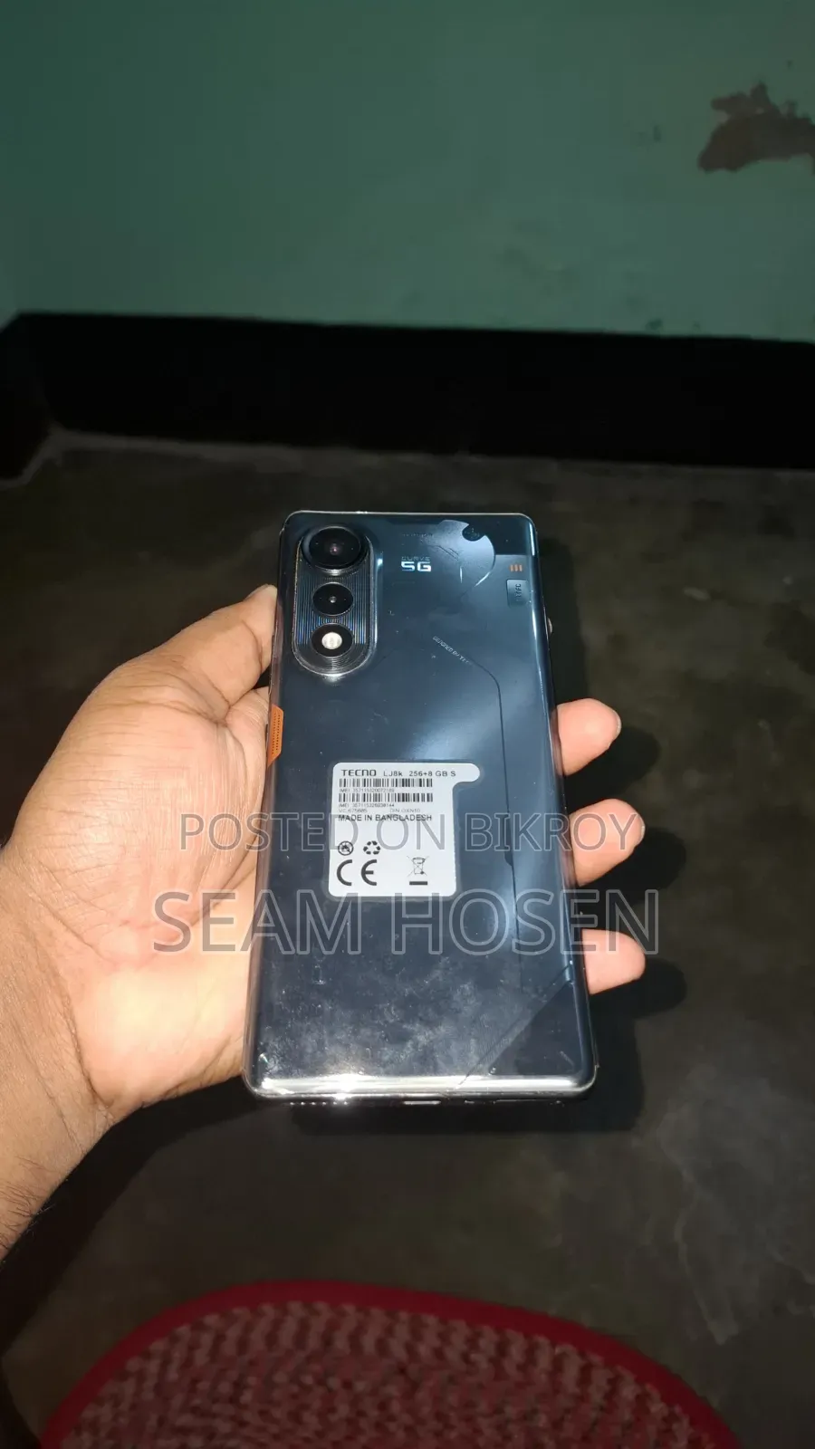 Tecno Pova Curve 256 GB Black