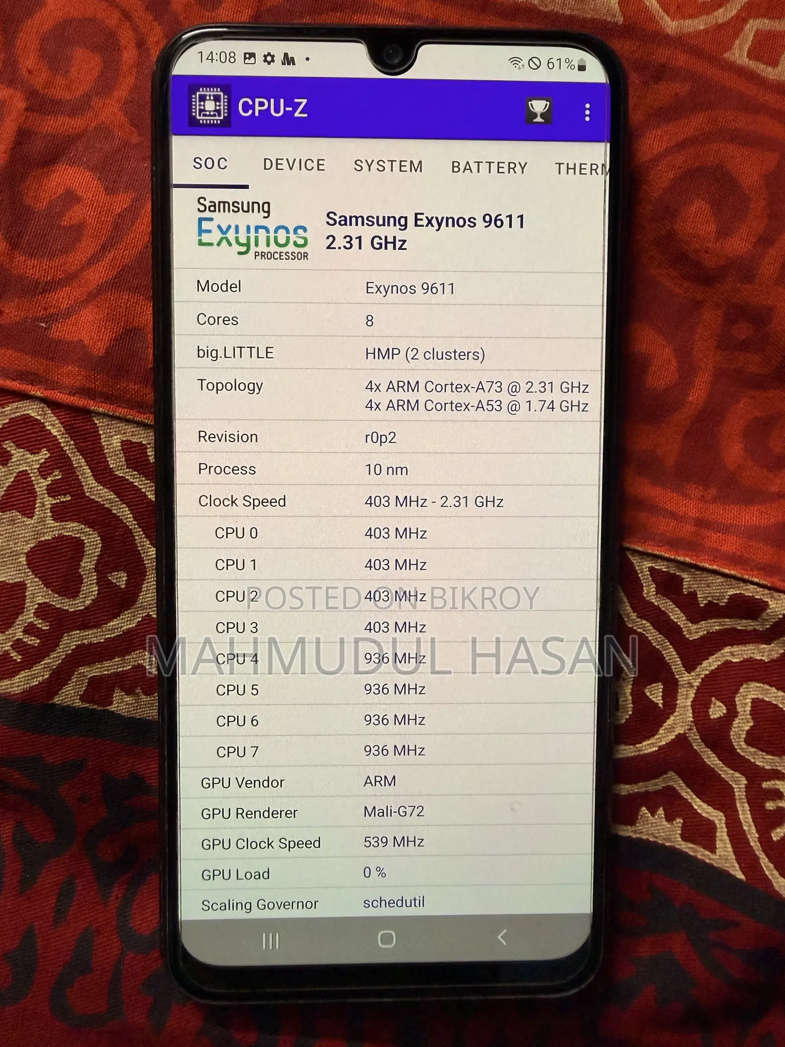 Samsung Galaxy F41 128 GB Blue