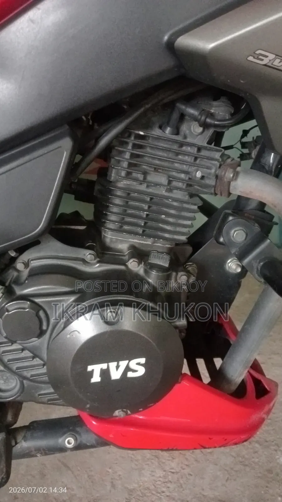 TVS Raider 125 2022 Red