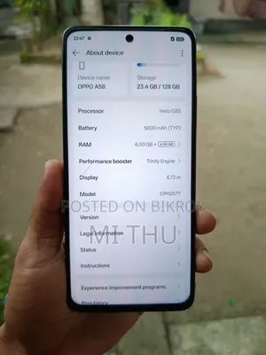 Oppo A58 4G 128 GB Black