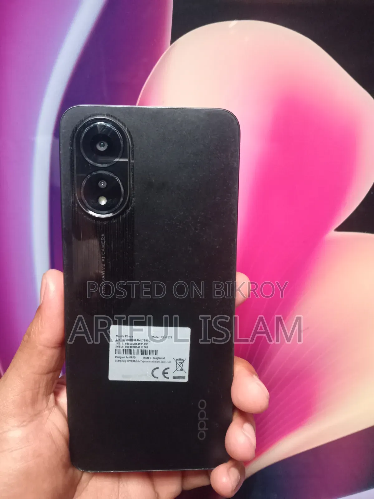 Oppo A38 128 GB Black
