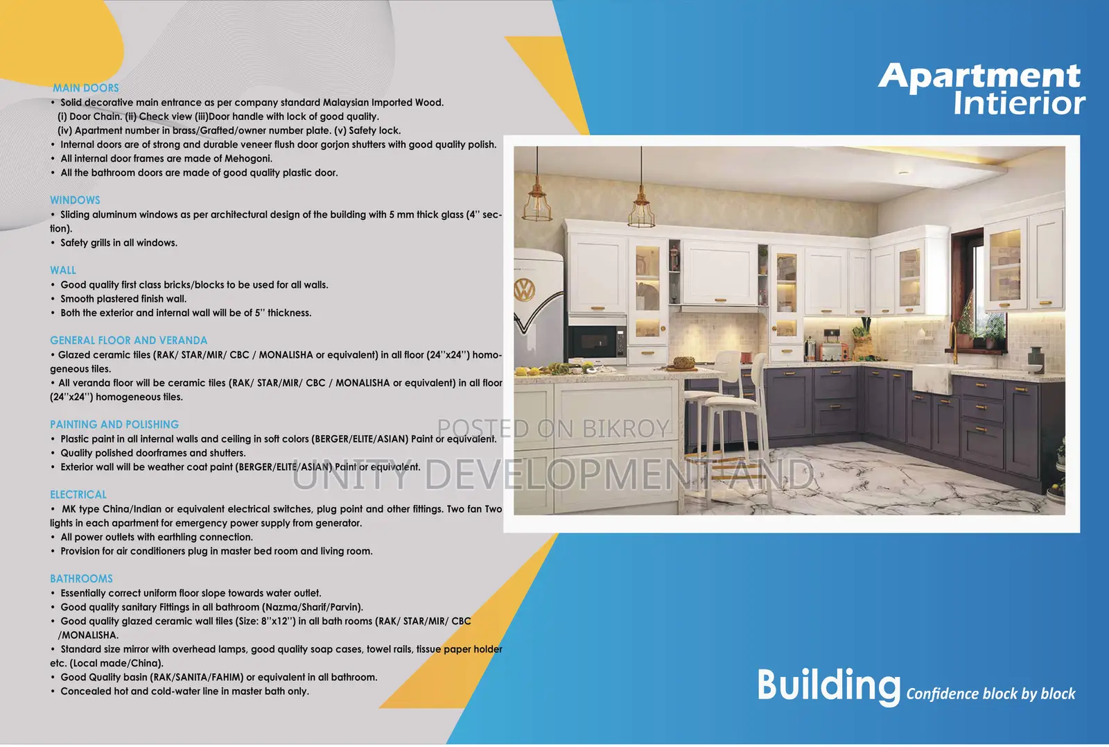 3bdrm Apartment in Unity Parvin Kunjo, Panthapath for Sale
