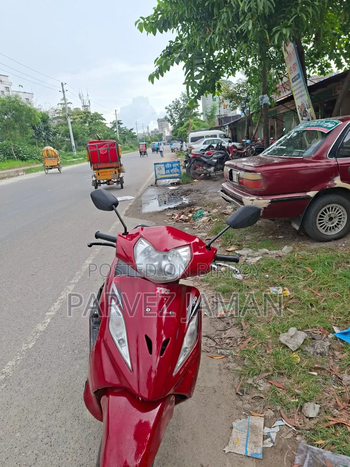 TVS Wego 2017 Red