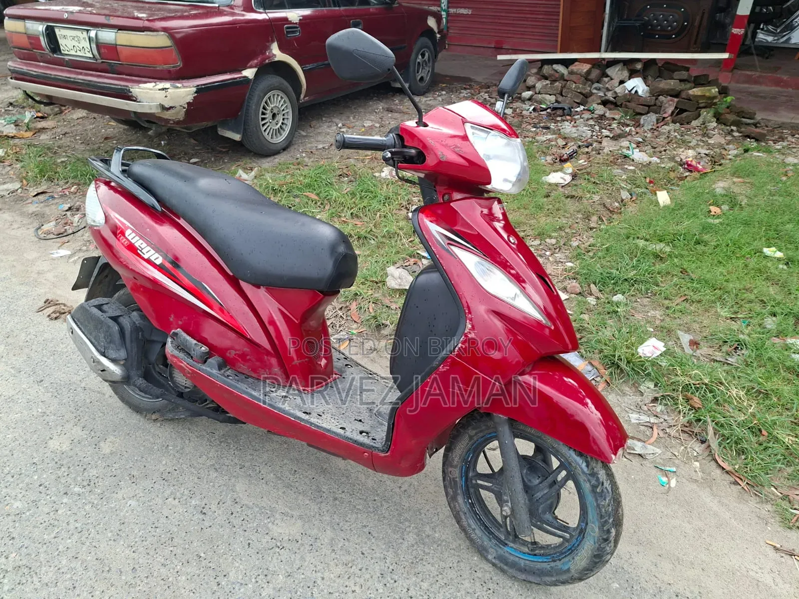 TVS Wego 2017 Red