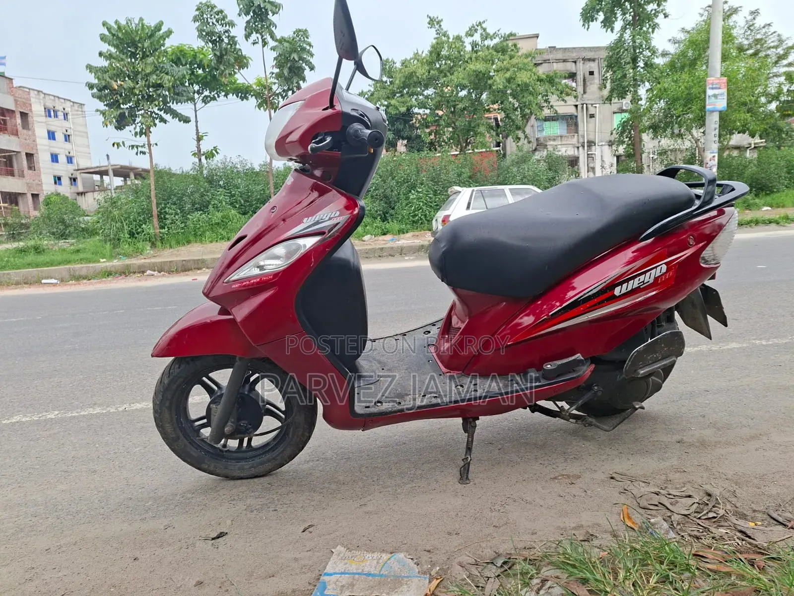 TVS Wego 2017 Red