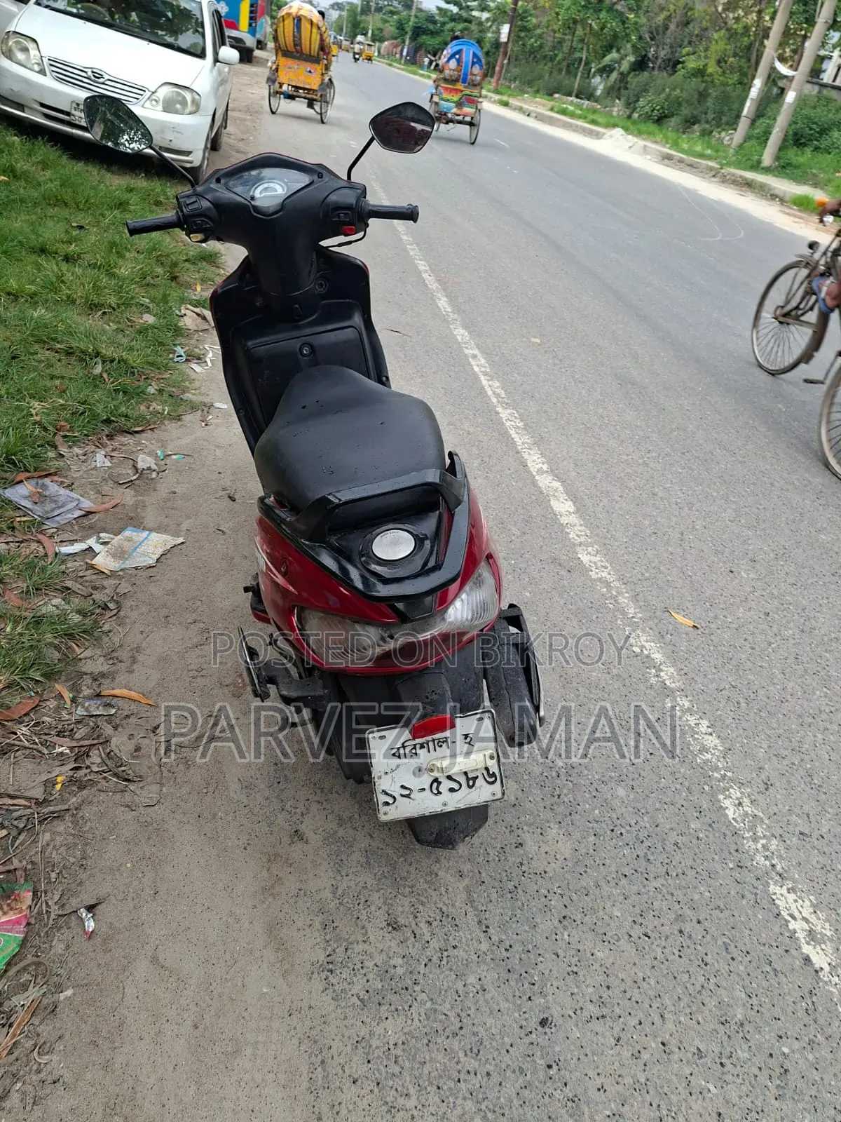 TVS Wego 2017 Red