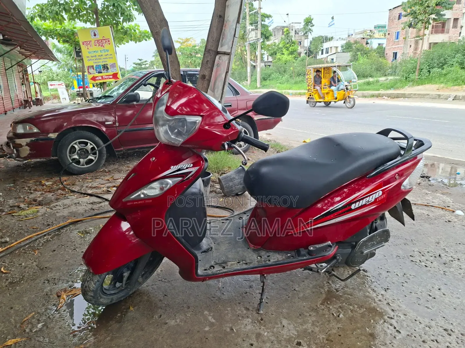 TVS Wego 2017 Red