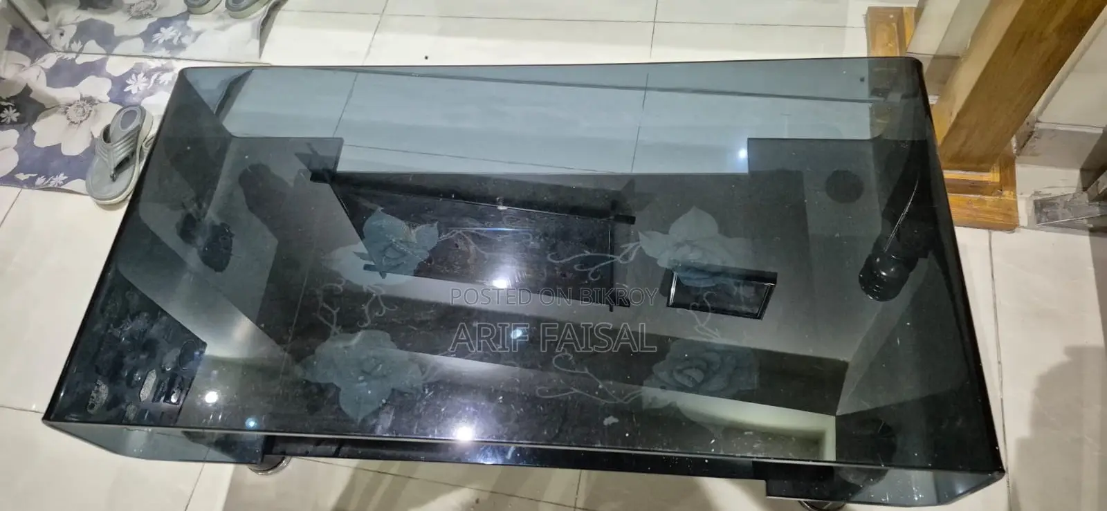 Sleek Glass Center Table