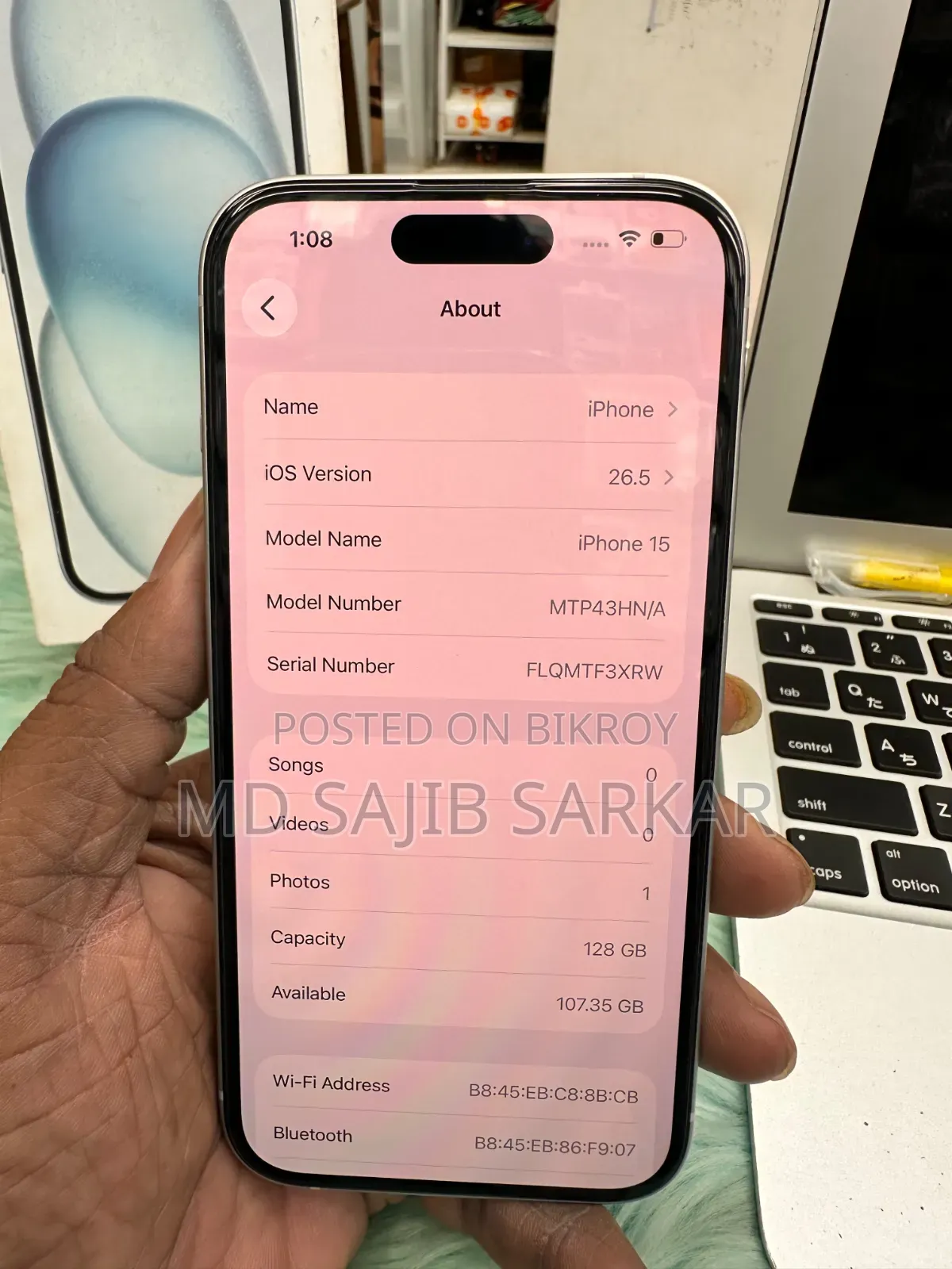 Apple iPhone 15 128 GB Blue