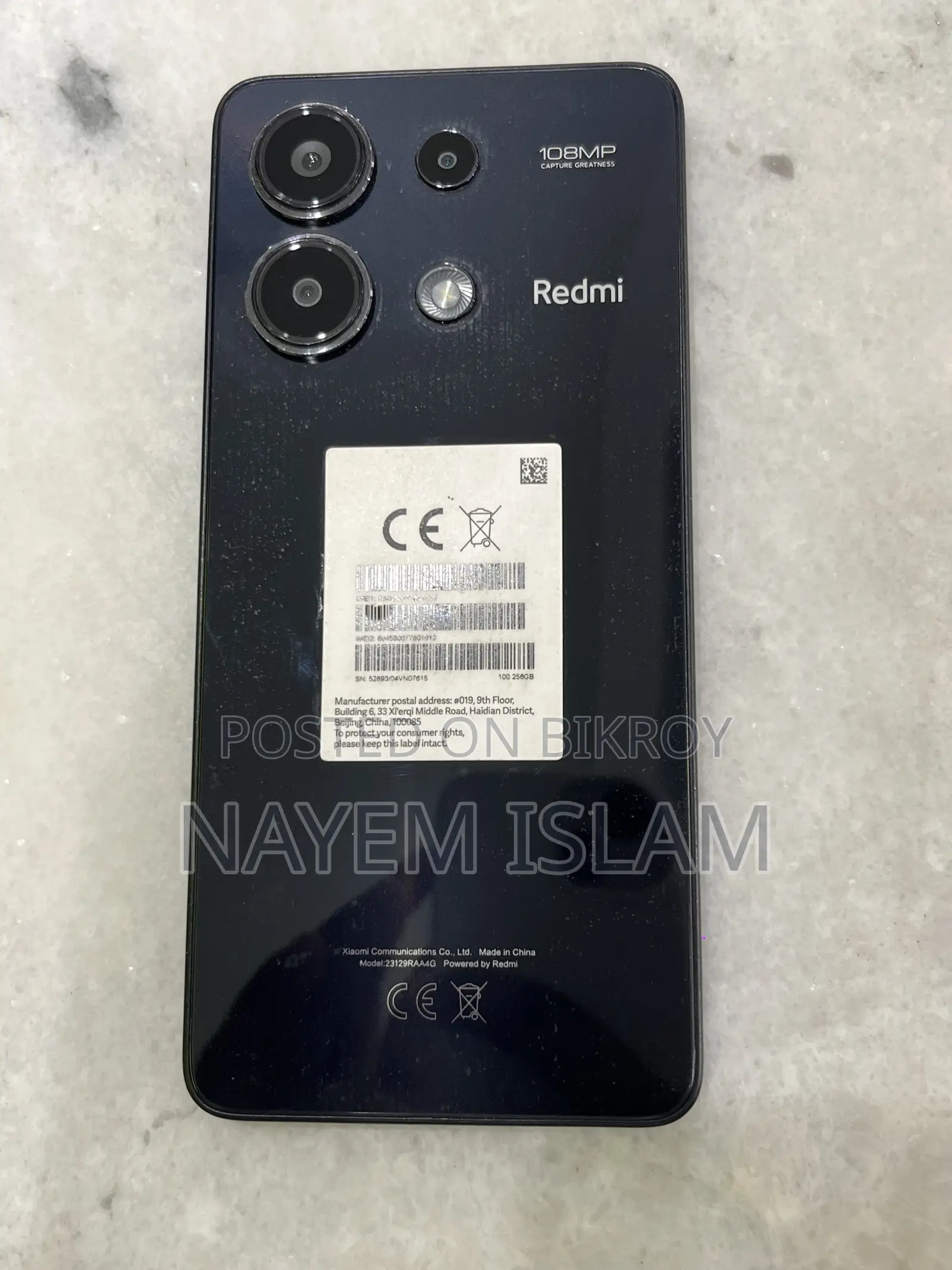 Xiaomi Redmi Note 13 256 GB Black
