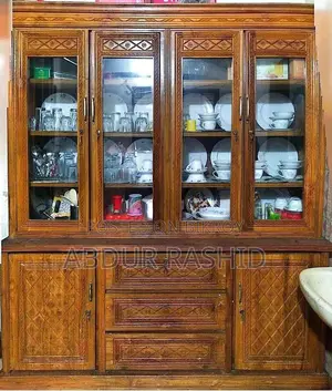 Teak Wood Showcase/Crockery Cabinet for Sale