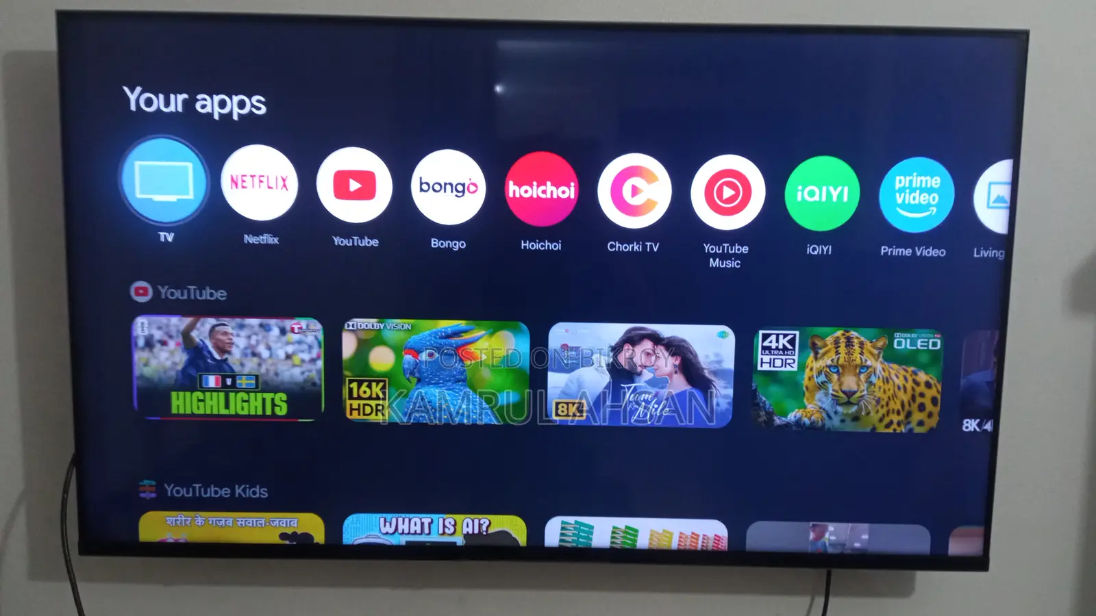 Sony Bravia Ultra HD Smart LED Google TV 50"