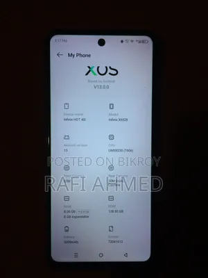 Infinix Hot 40i 128 GB Black
