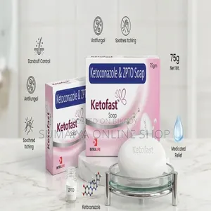 Ketofast Ketoconazole Zpto Soap (75gm) - Medicated Skin Scalp Care