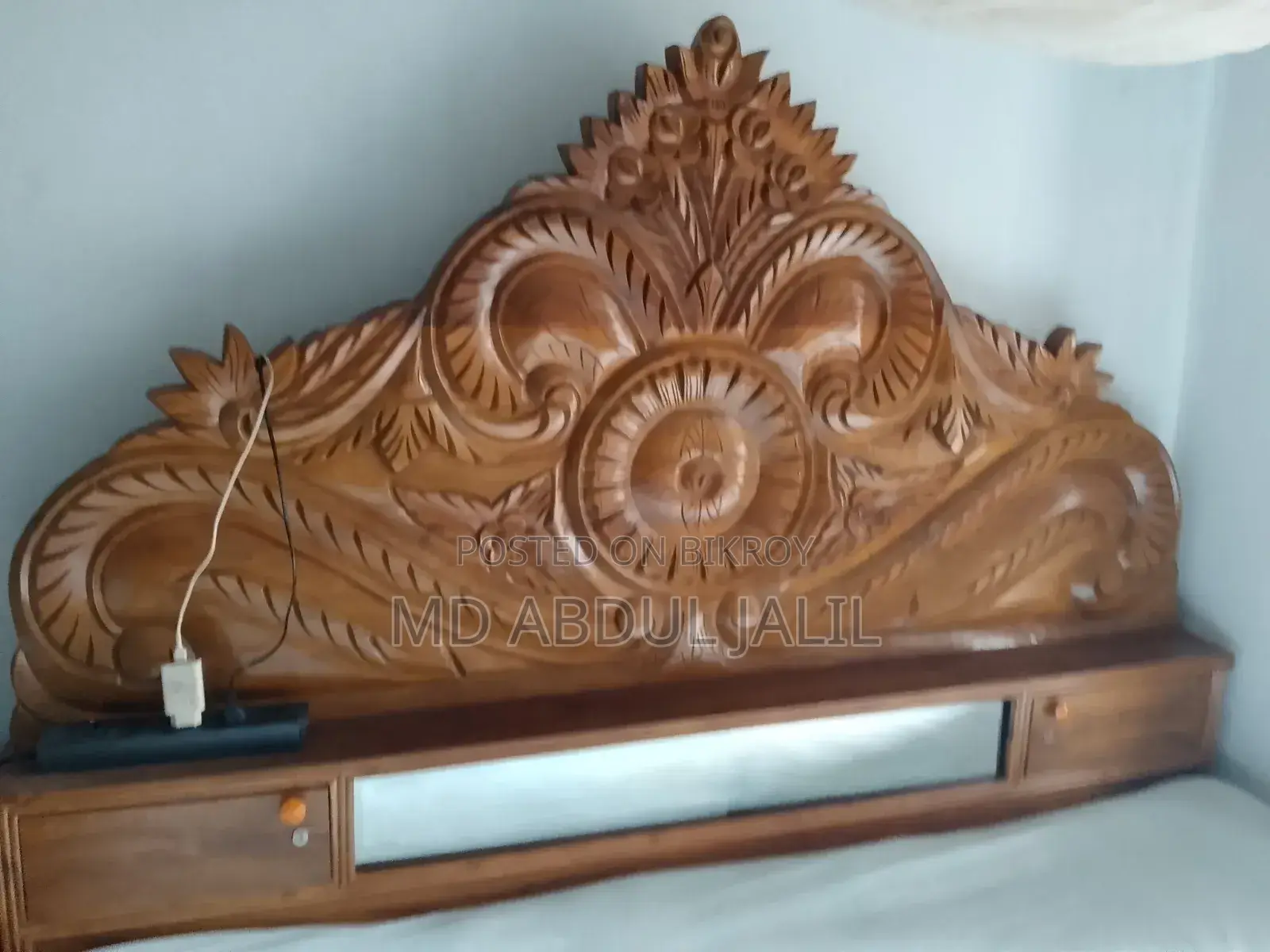 অরজিনাল কাঠের খাট বক্স বিক্রি হবে
