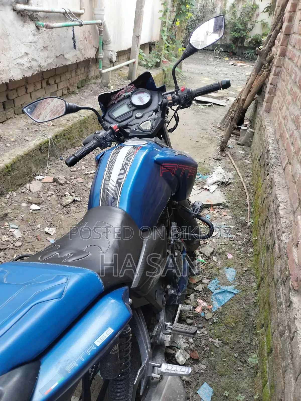 TVS Apache RTR 160 2V 2022 Blue