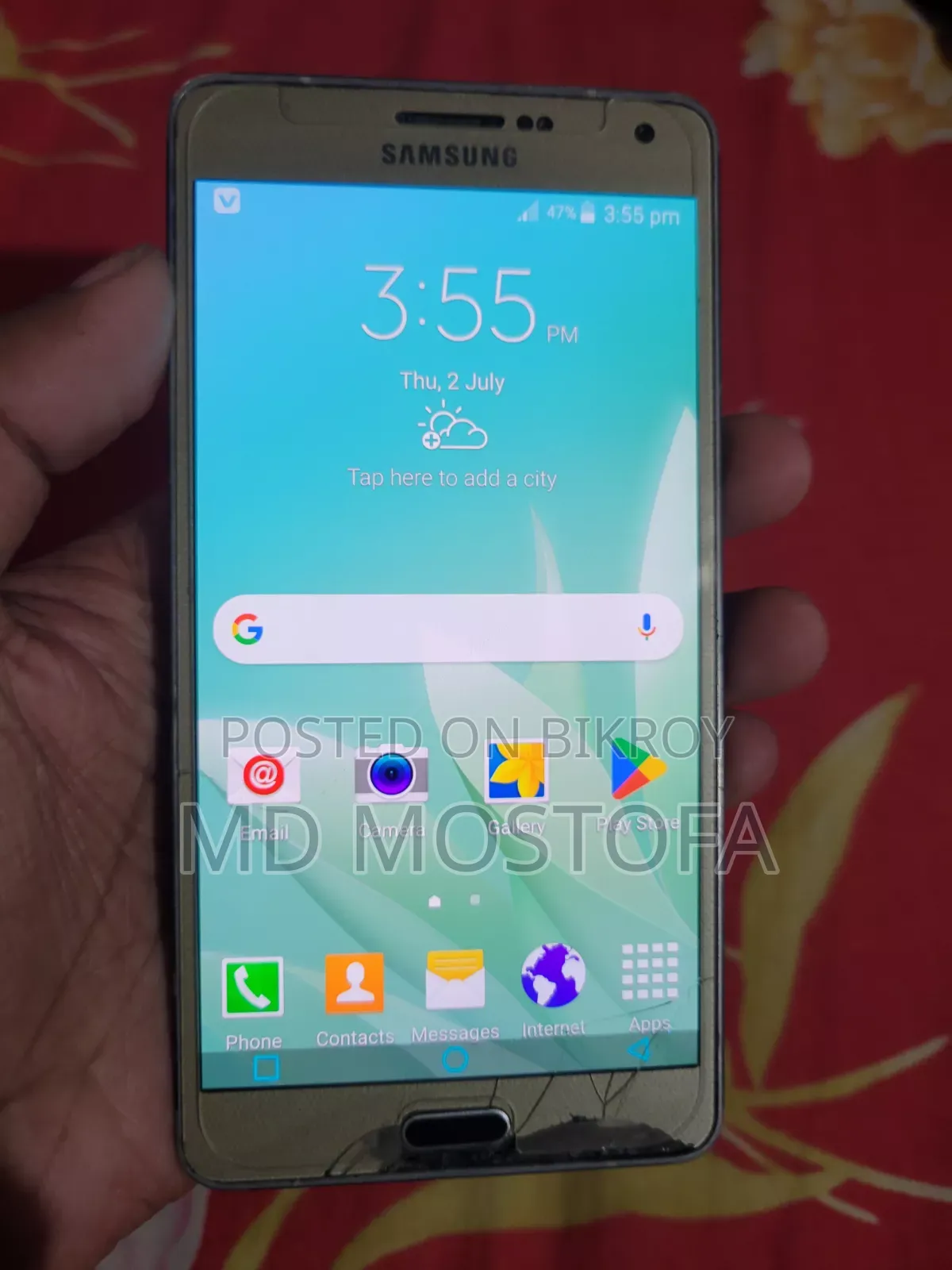 Samsung Galaxy A7 32 GB Gold