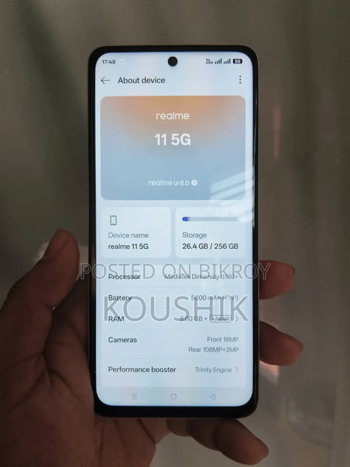 Realme 11 5G 256 GB Gold
