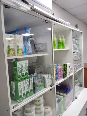 High-Quality Display Cabinet Showcase Plywood Glass Sliding Door