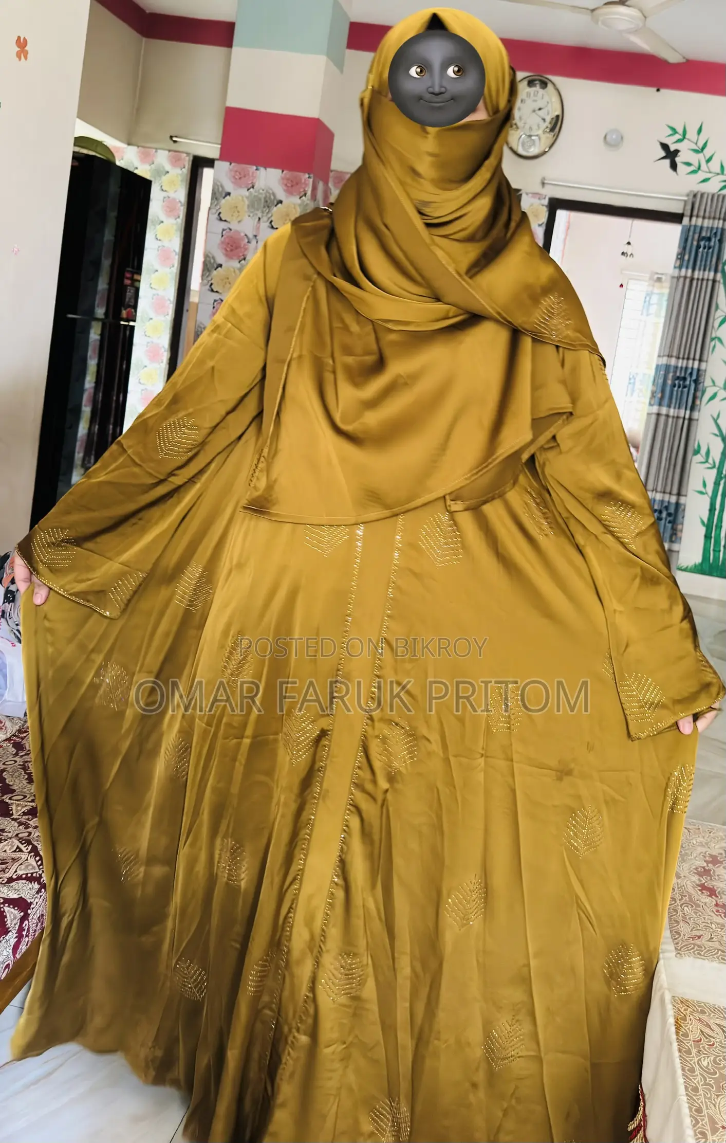 Party Borkha (Crystral Fabrics)