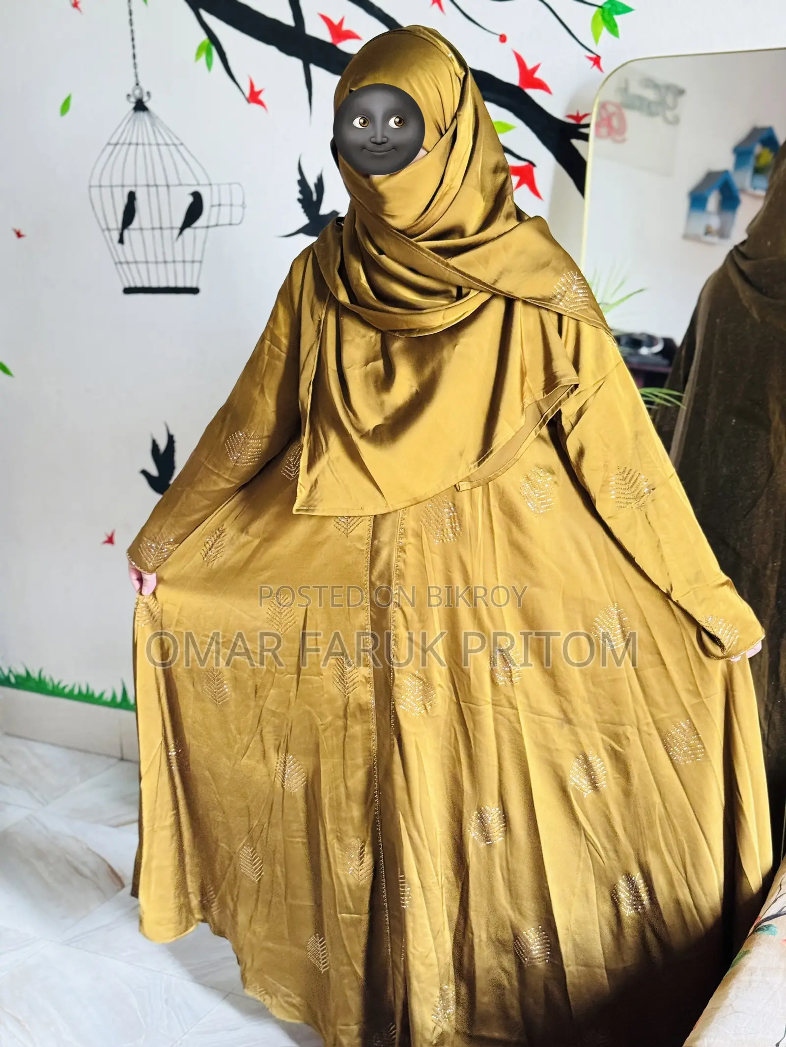 Party Borkha (Crystral Fabrics)