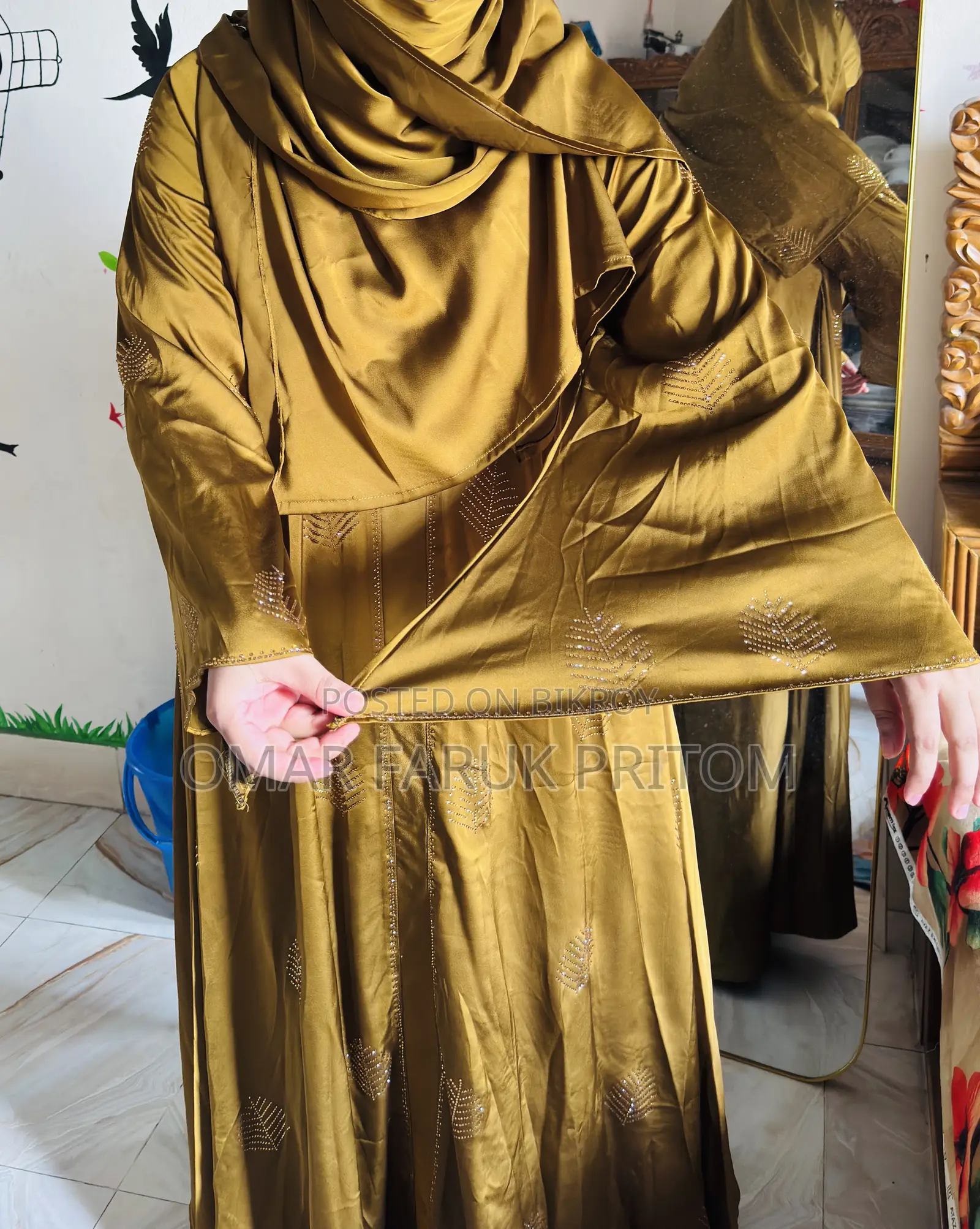 Party Borkha (Crystral Fabrics)