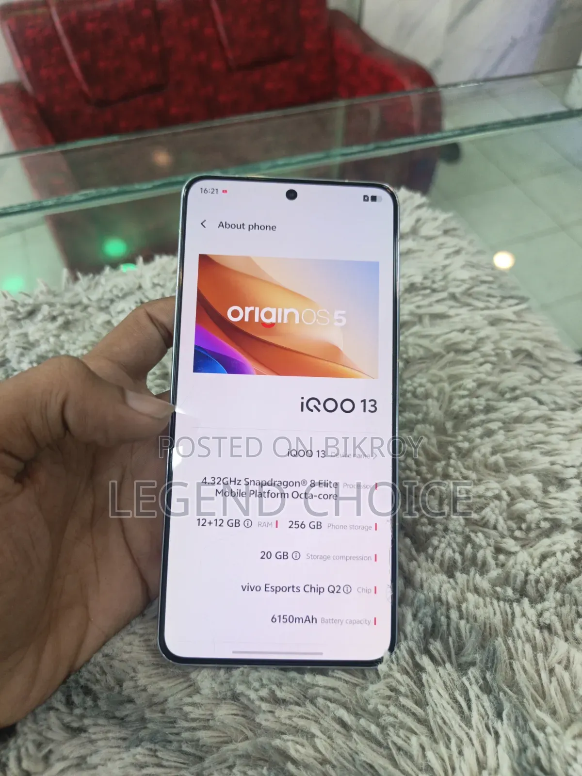 iQOO 13 256 GB White